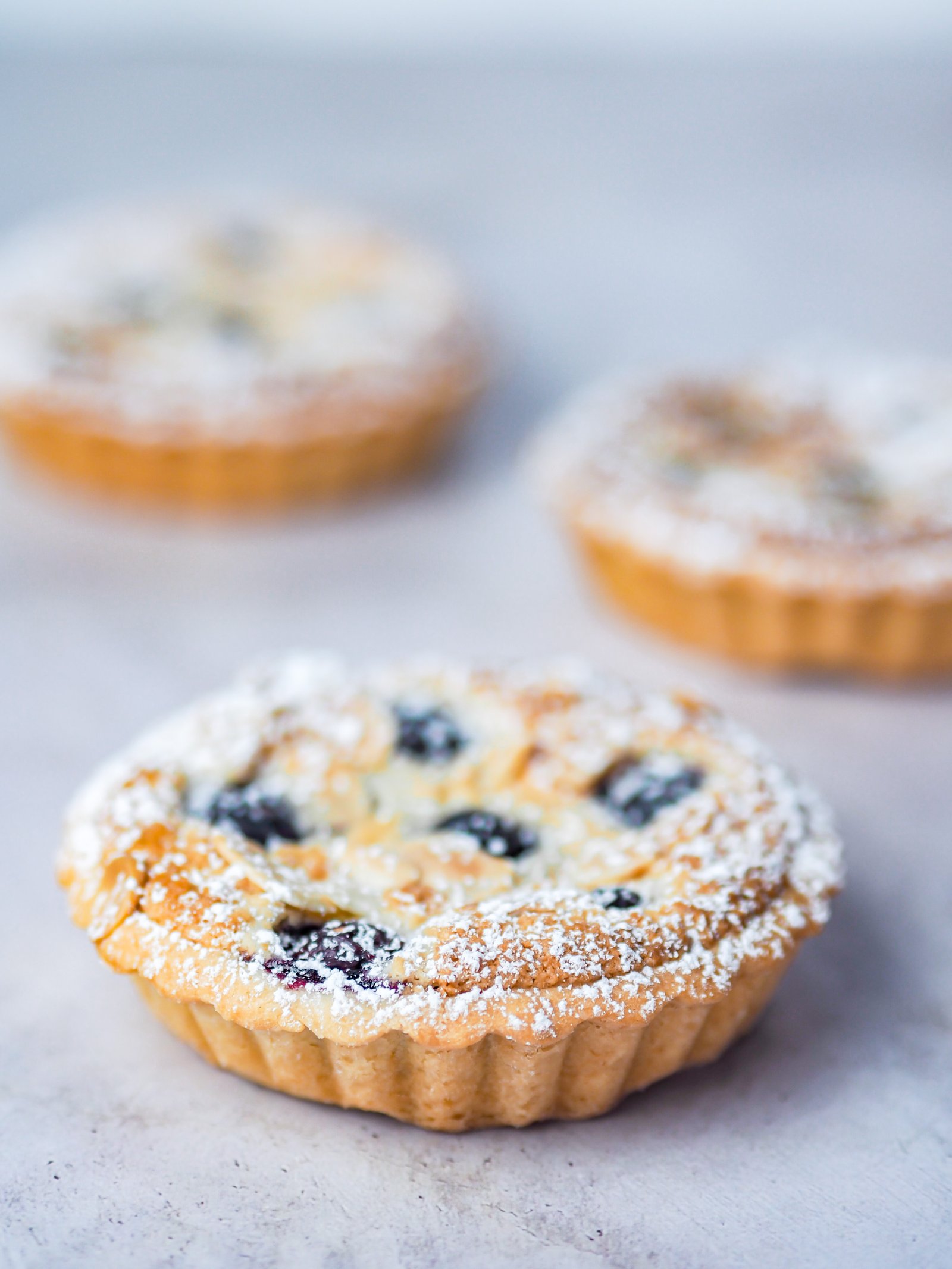 Blueberry Frangipane Tartlets