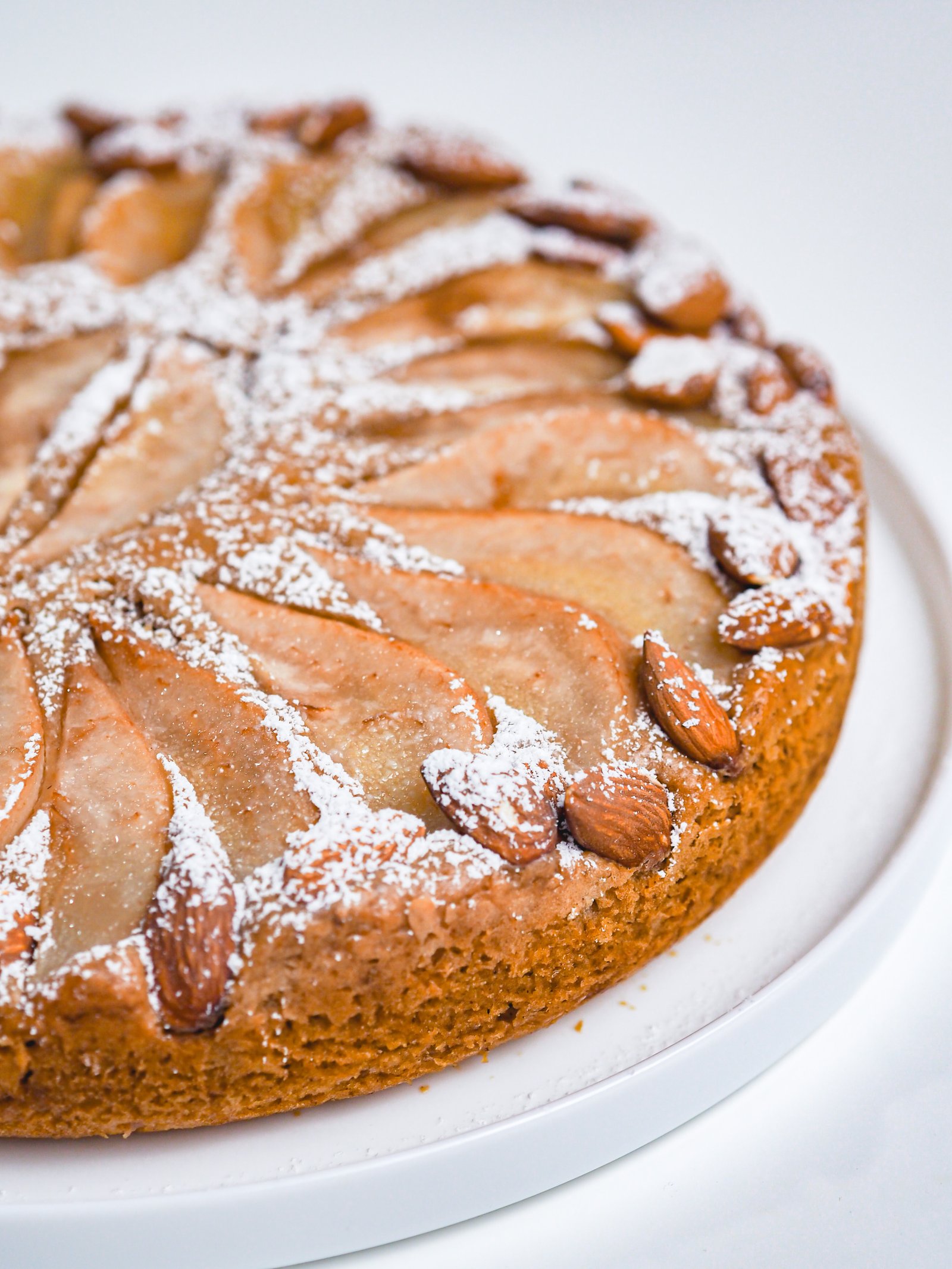 Spiced Pear and Almond Cake