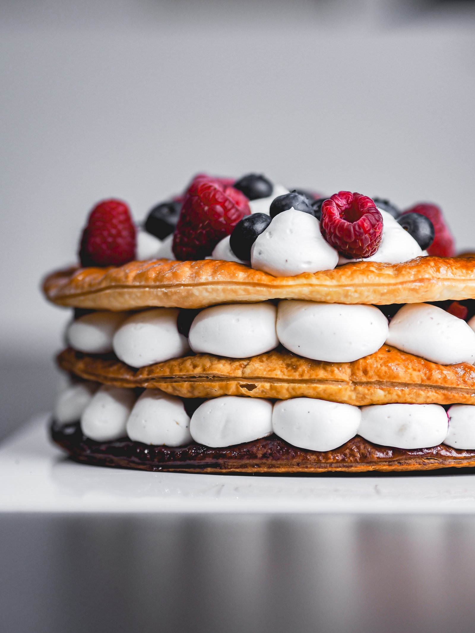 Vanilla and Berry Mille-Feuille