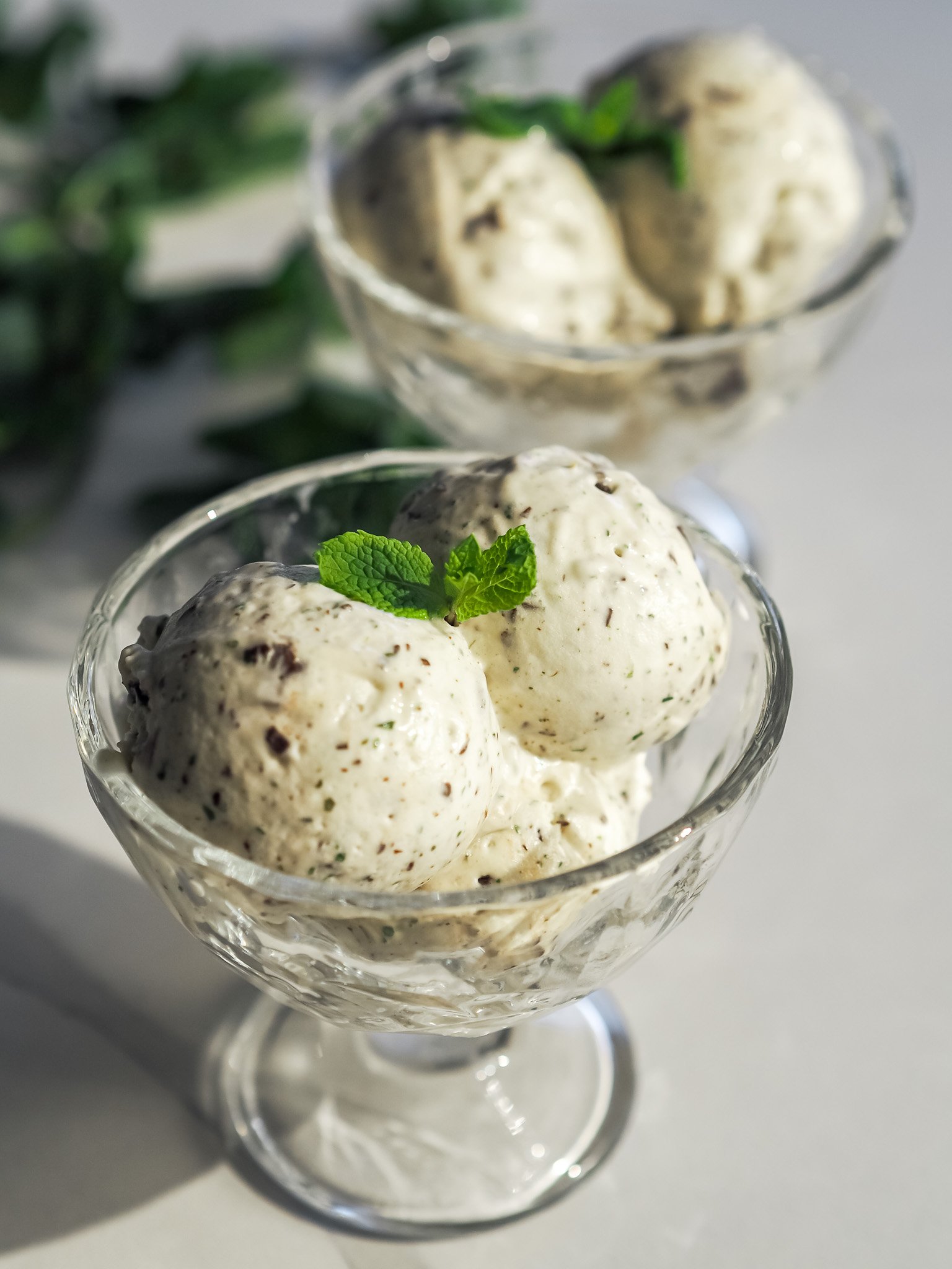 Mint chocolate ice cream